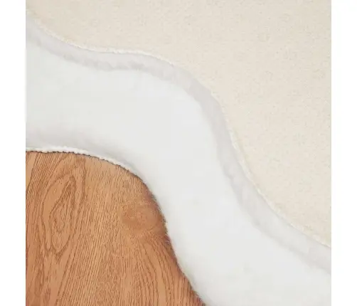 Kunstlik Küüliku Karv Mat Olite Valge 60 X 90 Cm Polüester