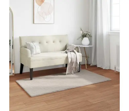 Dirbtinio Triušio Kailio Kilimas Olite Smėlio 80 X 150 Cm