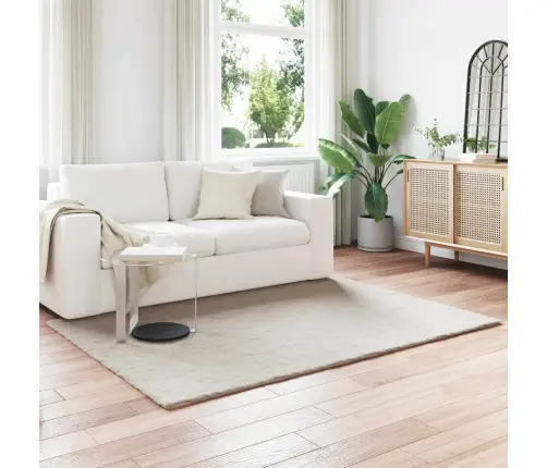 Mākslīgā Truša Kažokādas Paklājs Olite Bēša 160 X 230 Cm Vidaxl