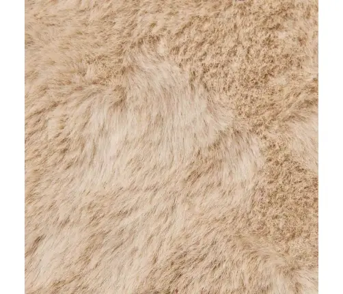 Dirbtinio Triušio Kailio Kilimas Smėlio 200 X 200 Cm
