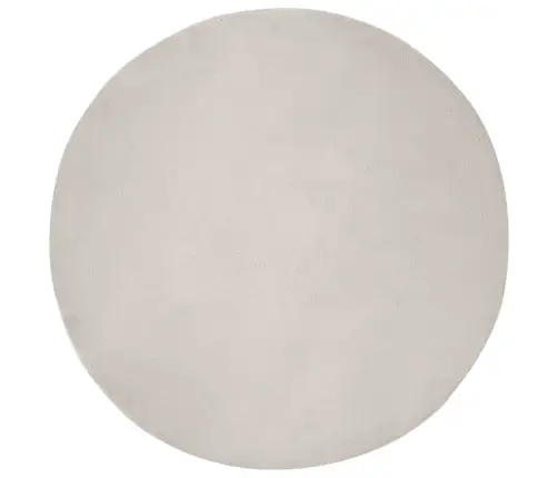 Mākslīgā Truša Kažokādas Paklājs Bēša Ø 120 Cm Poliesters Vidaxl