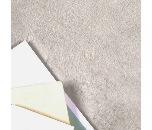 Mākslīgā Truša Kažokādas Paklājs Olite Bēša 60 X 90 Cm Vidaxl