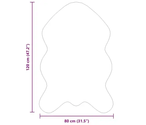 Mākslīgā Truša Kažokādas Paklājs Olite Bēša 80 X 120 Cm Vidaxl