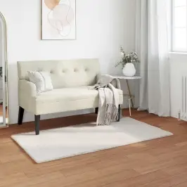 Mākslīgā Truša Kažokādas Paklājs Olite Krēmkrāsa 80 X 150 Cm Vidaxl