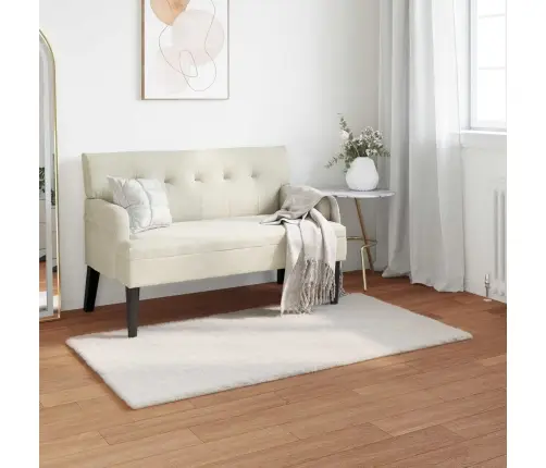 Mākslīgā Truša Kažokādas Paklājs Krēmkrāsa 80 X 150 Cm Vidaxl