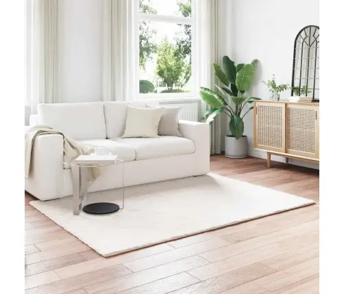 Dirbtinio Triušio Kailio Kilimas Olite Kreminė 140 X 200 Cm