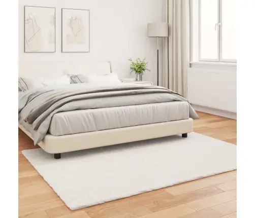 Mākslīgā Truša Kažokādas Paklājs Olite Krēmkrāsa 160 X 230 Cm Vidaxl