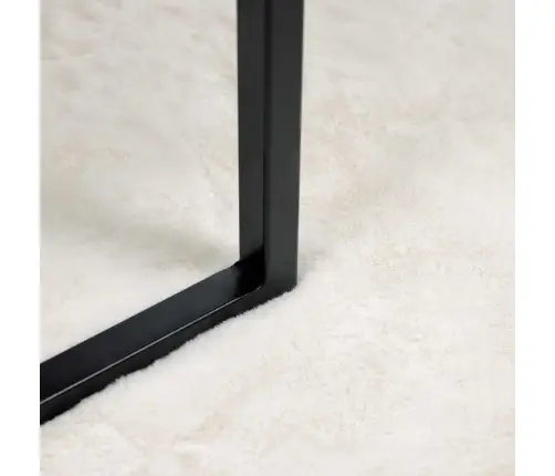 Mākslīgā Truša Kažokādas Paklājs Krēmkrāsa 120 X 120 Cm Vidaxl