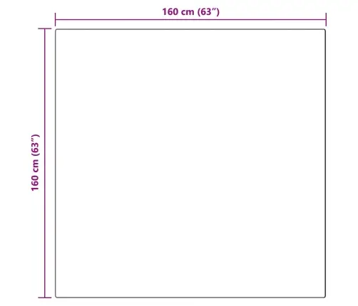 Kunstlik Küüliku Karv Mat Olite Cream 160 X 160 Cm Polüester