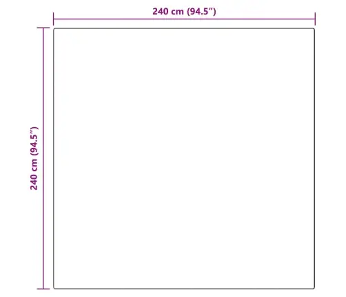 Mākslīgā Truša Kažokādas Paklājs Krēmkrāsa 240 X 240 Cm Vidaxl
