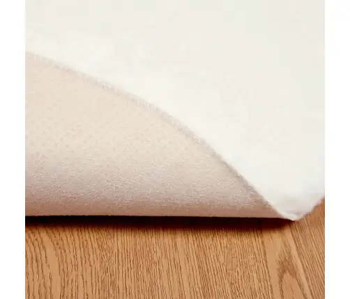 Mākslīgā Truša Kažokādas Paklājs Olite Krēmkrāsa Ø 80 Cm Vidaxl