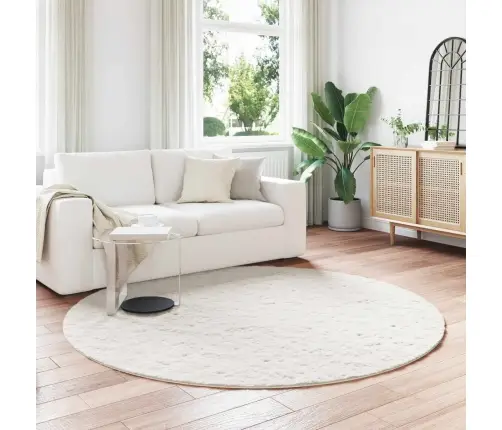 Dirbtinio Triušio Kailio Kilimas Olite Kreminė Ø 160 Cm