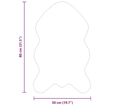 Kunstlik Küüliku Karv Mat Olite Cream 50 X 80 Cm Polüester