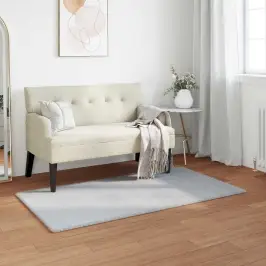 Mākslīgā Truša Kažokādas Paklājs Olite Pelēka 80 X 150 Cm Vidaxl