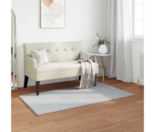 Mākslīgā Truša Kažokādas Paklājs Pelēka 80 X 150 Cm Poliesters Vidaxl