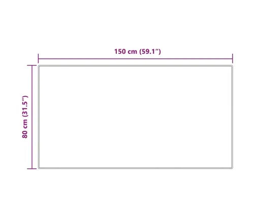 Mākslīgā Truša Kažokādas Paklājs Pelēka 80 X 150 Cm Poliesters Vidaxl