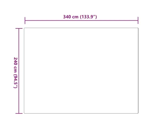 Mākslīgā Truša Kažokādas Paklājs Pelēka 240 X 340 Cm Poliesters Vidaxl