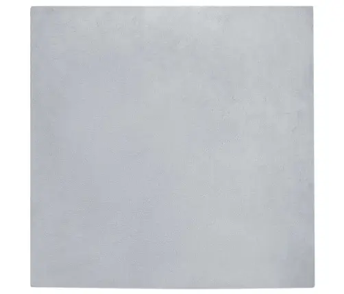 Mākslīgā Truša Kažokādas Paklājs Pelēka 120 X 120 Cm Poliesters Vidaxl