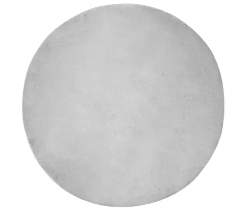Dirbtinio Triušio Kailio Kilimas Olite Pilka Ø 80 Cm