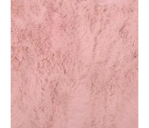 Mākslīgā Truša Kažokādas Paklājs Rozā 80 X 200 Cm Poliesters Vidaxl