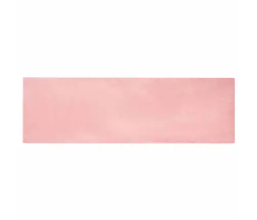 Mākslīgā Truša Kažokādas Paklājs Rozā 80 X 250 Cm Poliesters Vidaxl