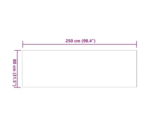 Mākslīgā Truša Kažokādas Paklājs Rozā 80 X 250 Cm Poliesters Vidaxl