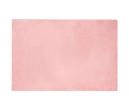 Mākslīgā Truša Kažokādas Paklājs Rozā 120 X 170 Cm Poliesters Vidaxl