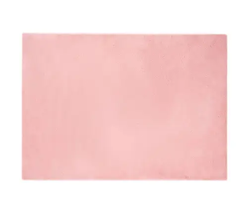 Mākslīgā Truša Kažokādas Paklājs Rozā 240 X 340 Cm Poliesters Vidaxl