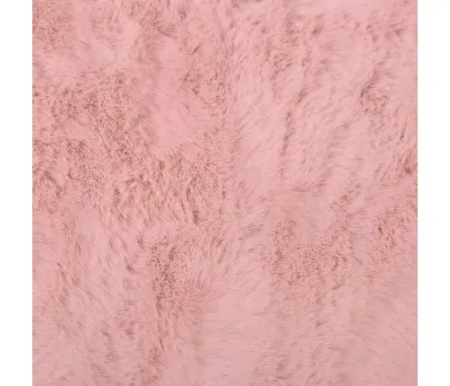 Mākslīgā Truša Kažokādas Paklājs Rozā 240 X 340 Cm Poliesters Vidaxl