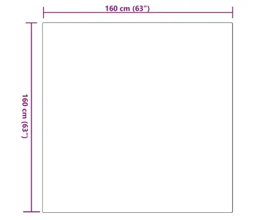 Kunstlik Küüliku Karv Mat Olite Roosa 160 X 160 Cm Polüester