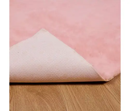 Kunstlik Küüliku Karv Mat Olite Roosa 240 X 240 Cm Polüester
