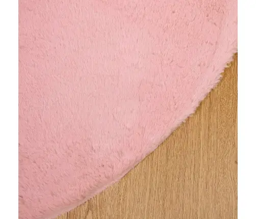 Kunstlik Küüliku Karv Mat Olite Roosa Ø 200 Cm Polüester