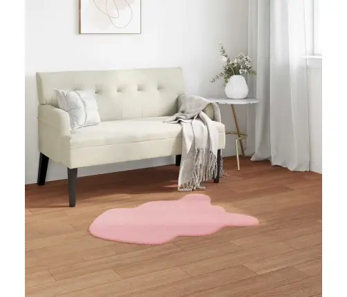 Mākslīgā Truša Kažokādas Paklājs Olite Rozā 50 X 80 Cm Vidaxl