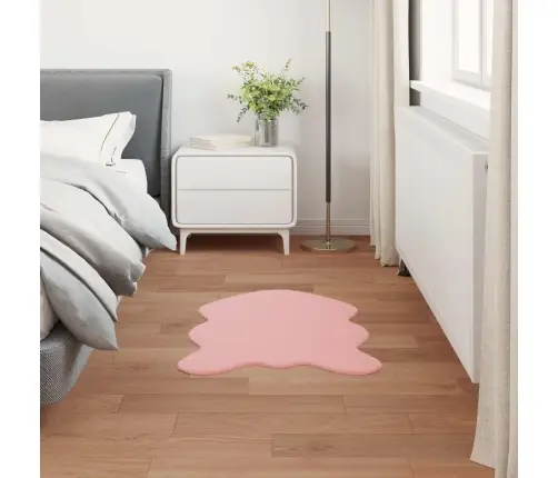 Mākslīgā Truša Kažokādas Paklājs Olite Rozā 50 X 80 Cm Vidaxl