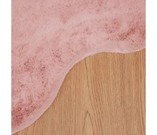 Mākslīgā Truša Kažokādas Paklājs Olite Rozā 80 X 120 Cm Vidaxl