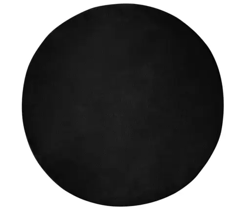 Kunstlik Küüliku Karv Mat Olite Must Ø 120 Cm Polüester