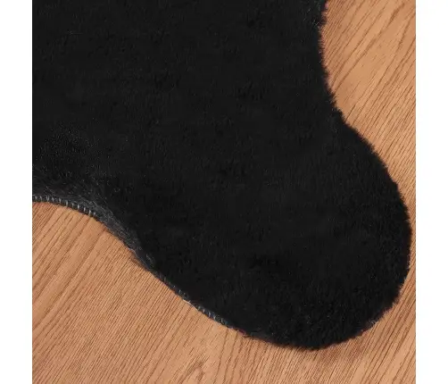 Mākslīgā Truša Kažokādas Paklājs Olite Melna 50 X 80 Cm Vidaxl