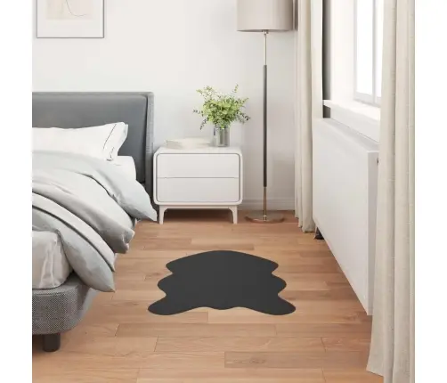 Mākslīgā Truša Kažokādas Paklājs Olite Melna 60 X 90 Cm Vidaxl