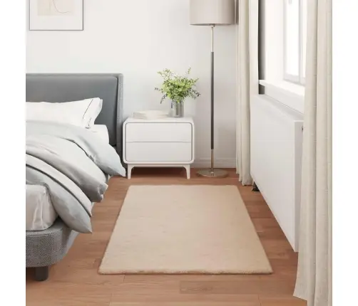 Mākslīgā Truša Kažokādas Paklājs Olite Pelēkbrūna 60 X 110 Cm Vidaxl