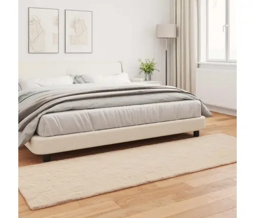 Kunstlik Küüliku Karv Mat Olite Pruunikashall 80 X 250 Cm