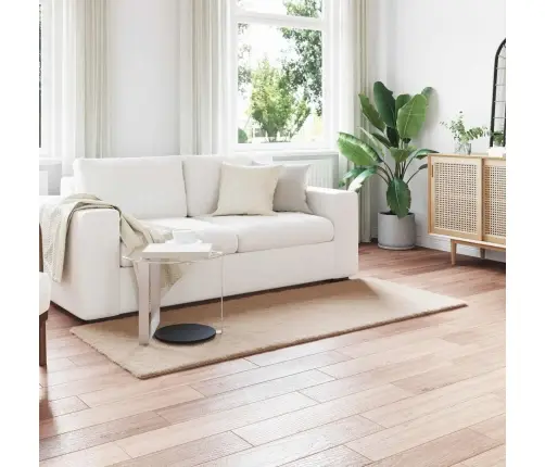 Mākslīgā Truša Kažokādas Paklājs Olite Pelēkbrūna 100 X 200 Cm Vidaxl