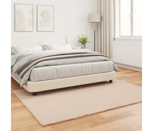 Dirbtinio Triušio Kailio Kilimas Olite Taupe 120 X 170 Cm