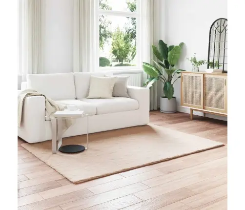 Mākslīgā Truša Kažokādas Paklājs Pelēkbrūna 140 X 200 Cm Vidaxl