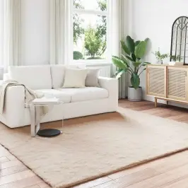 Mākslīgā Truša Kažokādas Paklājs Olite Pelēkbrūna 240 X 240 Cm Vidaxl