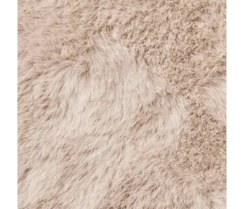Dirbtinio Triušio Kailio Kilimas Olite Taupe Ø 80 Cm
