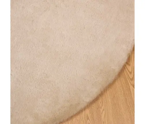 Mākslīgā Truša Kažokādas Paklājs Olite Pelēkbrūna Ø 100 Cm Vidaxl