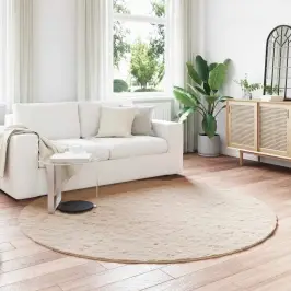 Kunstlik Küüliku Karv Mat Olite Pruunikashall Ø 160 Cm