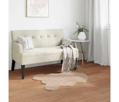 Dirbtinio Triušio Kailio Kilimas Olite Taupe 60 X 90 Cm