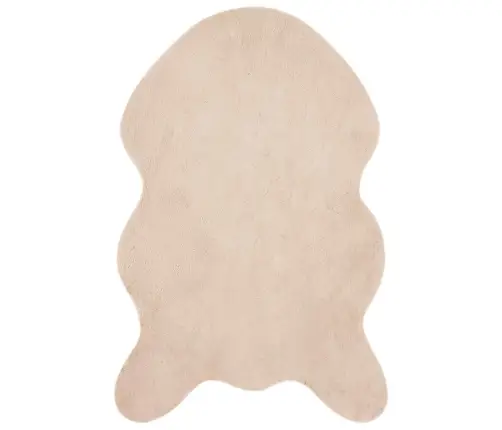 Dirbtinio Triušio Kailio Kilimas Olite Taupe 60 X 90 Cm