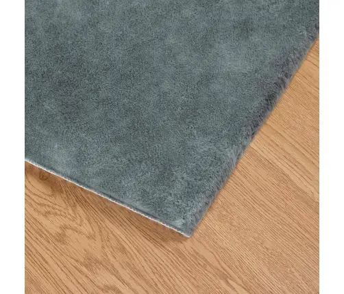 Mākslīgā Truša Kažokādas Paklājs Antracīts 80 X 250 Cm Vidaxl